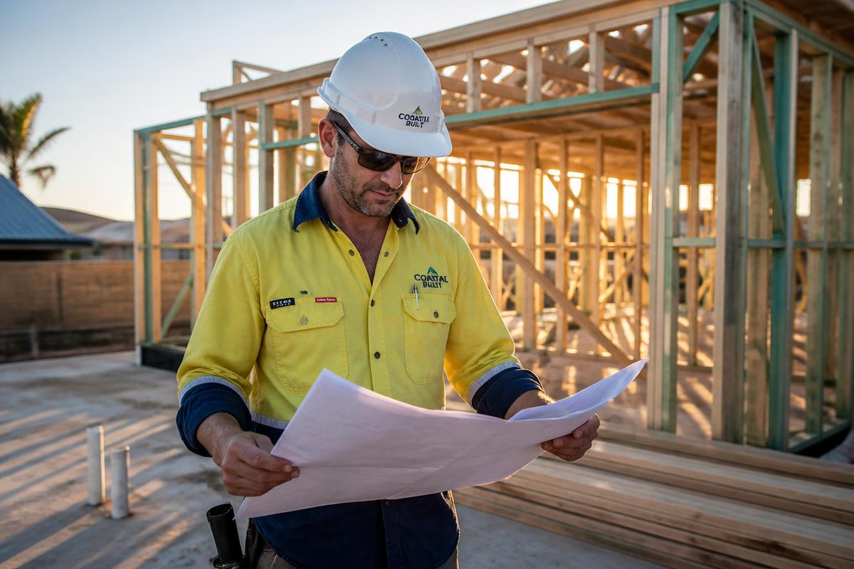 Builders working on the job