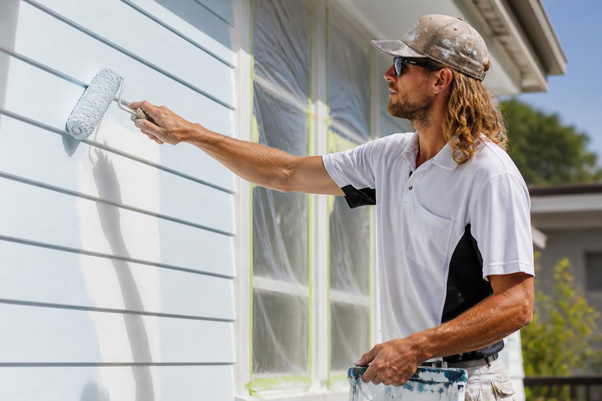 Painters working on the job
